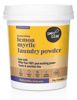 Lemon Myrtle Laundry Powder (Front & Top)