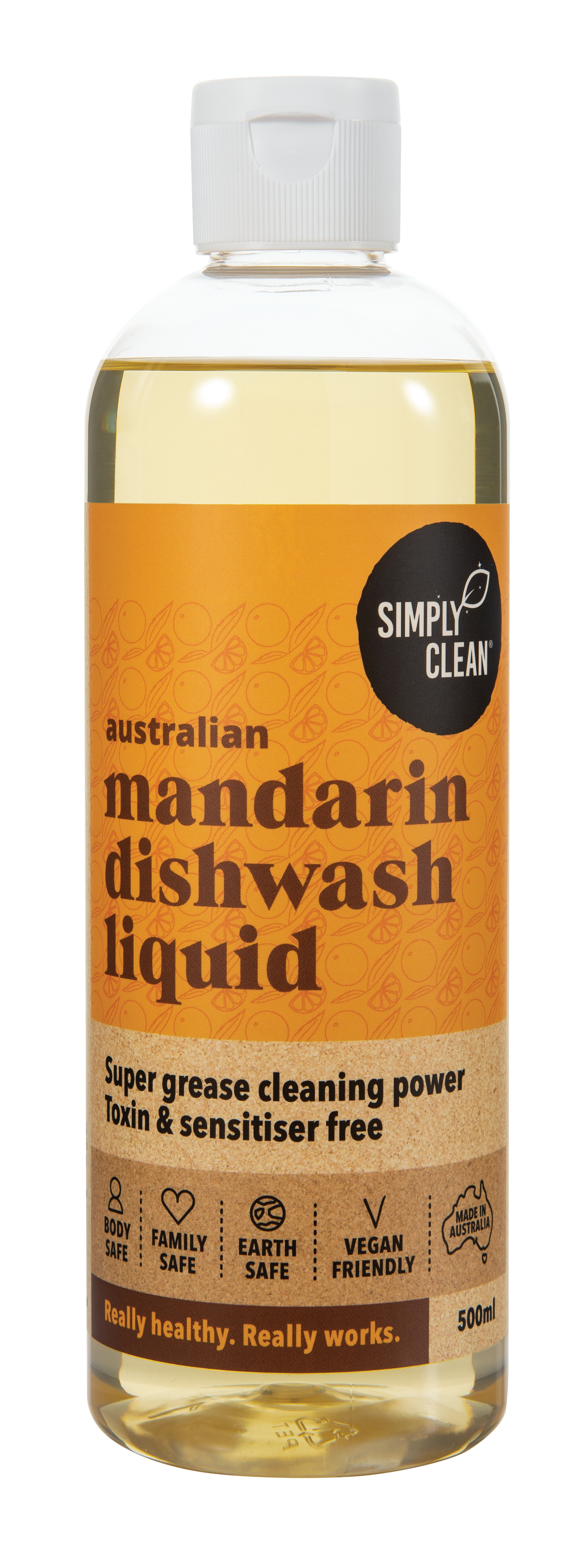Simply-clean-aus-mandarin-dishwash-liquid-500ml