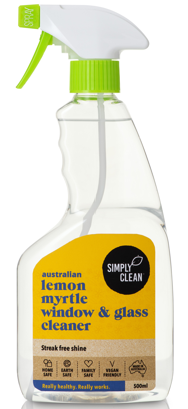 Simply Clean Lemon Myrtle Window & Glass Cleaner 500ml 8.29 Health Magic