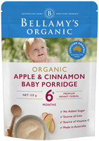 Organic Apple & Cinnamon Baby Porridge