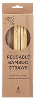 Bamboo Straws with cleaner (reuseable)