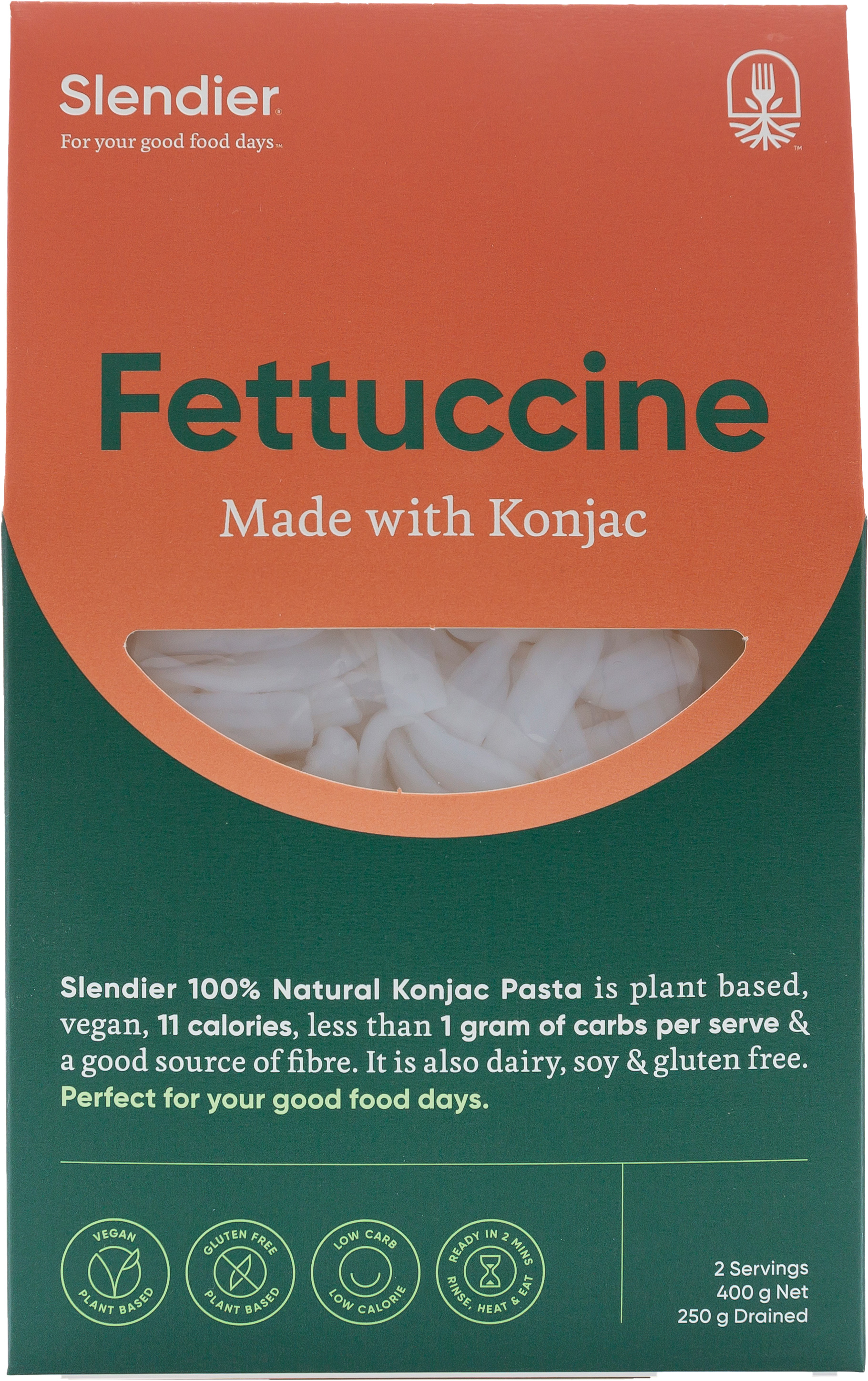 Slendier Konjac Pasta, Fettucine 400g 3.99 Health Magic