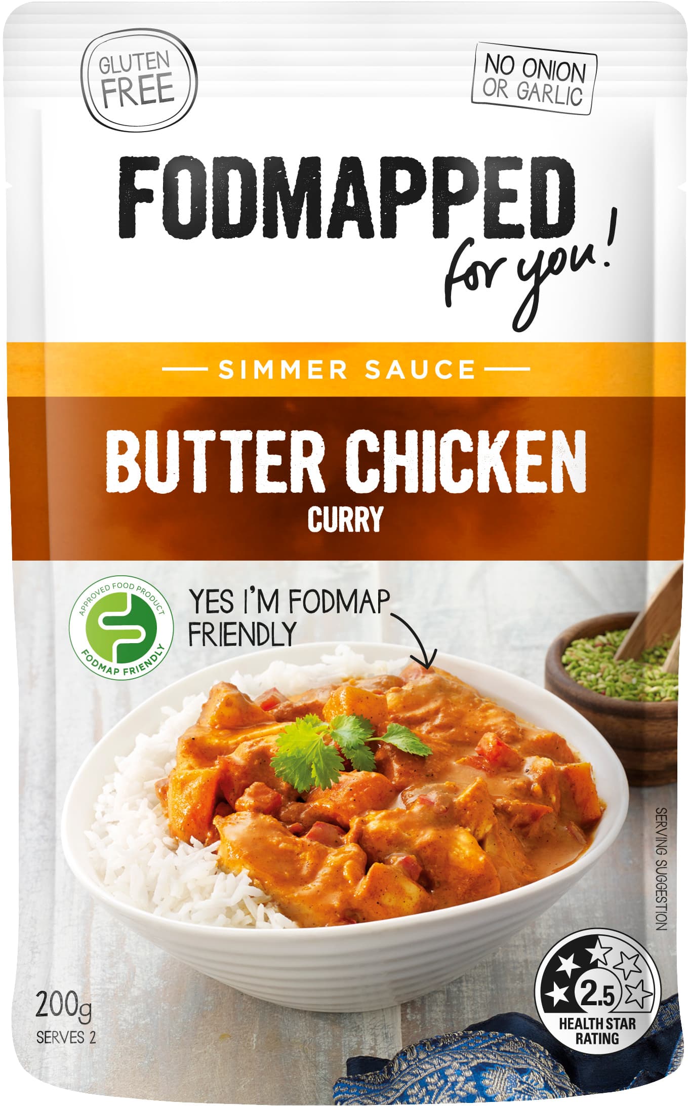 Fodmapped-butter-chicken-curry-simmer-sauce-200g