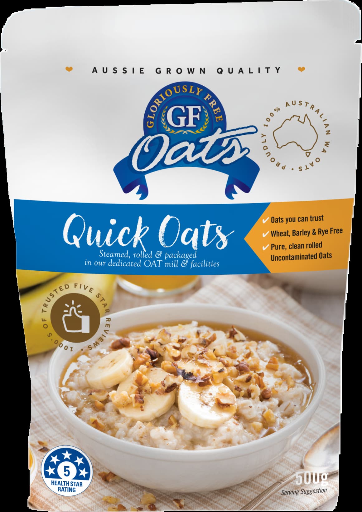 Buy Gloriously Free Quick Cook Oats 500g 13.50 Health Magic