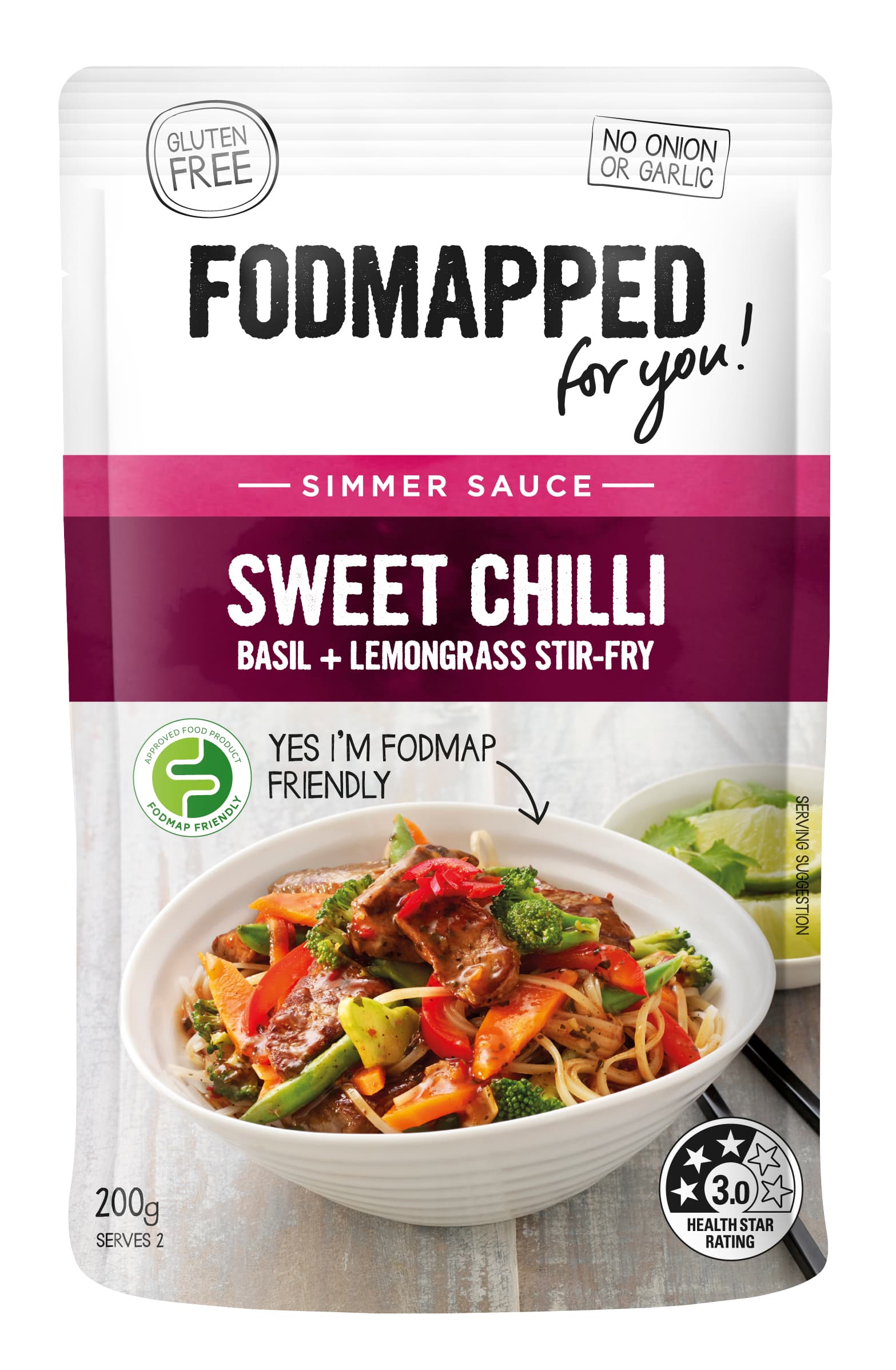Fodmapped-sweet-chilli-basil-lemongrass-stirfry