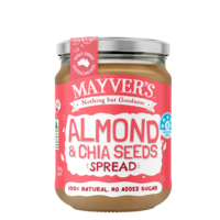 MAYVERS Almond & Chia Seeds Spread 6x240g