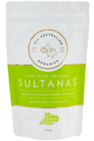 100% Organic Sultanas 250g