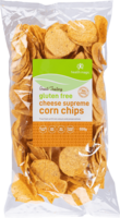 Cheese Supreme (GF) Corn Chips Round 
