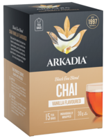 ARKADIA Café Style Chai Tea Bags Vanilla 15 bags