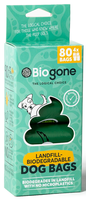 BIOGONE DogPooBags 4 roll pk 20bags p/roll (80bags)
