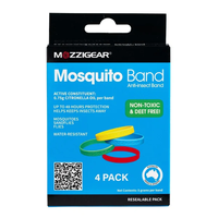 Mosquito Band Plain Adult (4pk)