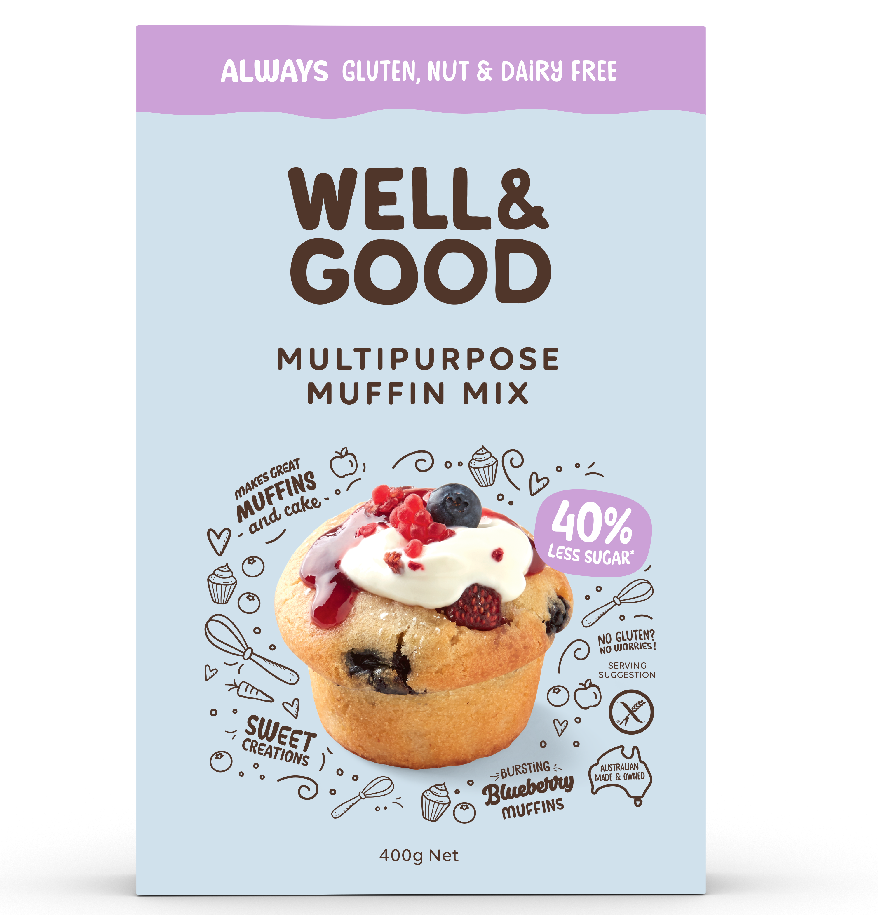 Wg03-5b_wellandgood-multipurposemuffinmix-reducedsugar-400g