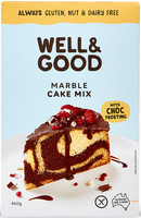 Marble Cake Mix w Choc Frosting