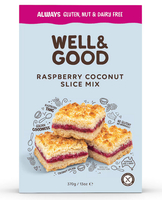 Raspberry & Coconut Slice