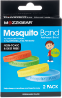 Mosquito Band Plain Kids (2pk)