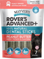 ROVER'S ADVANCED+ Peanut Butter Sweet Potato & Calcium Dental Sticks