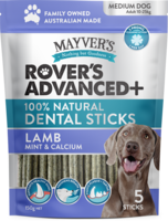 ROVER'S ADVANCED+ Lamb Mint & Calcium Dental Sticks Lamb