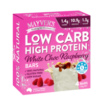 Low Carb Bars - White Choc Raspberry