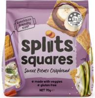 Squares Sweet Potato Crispbread