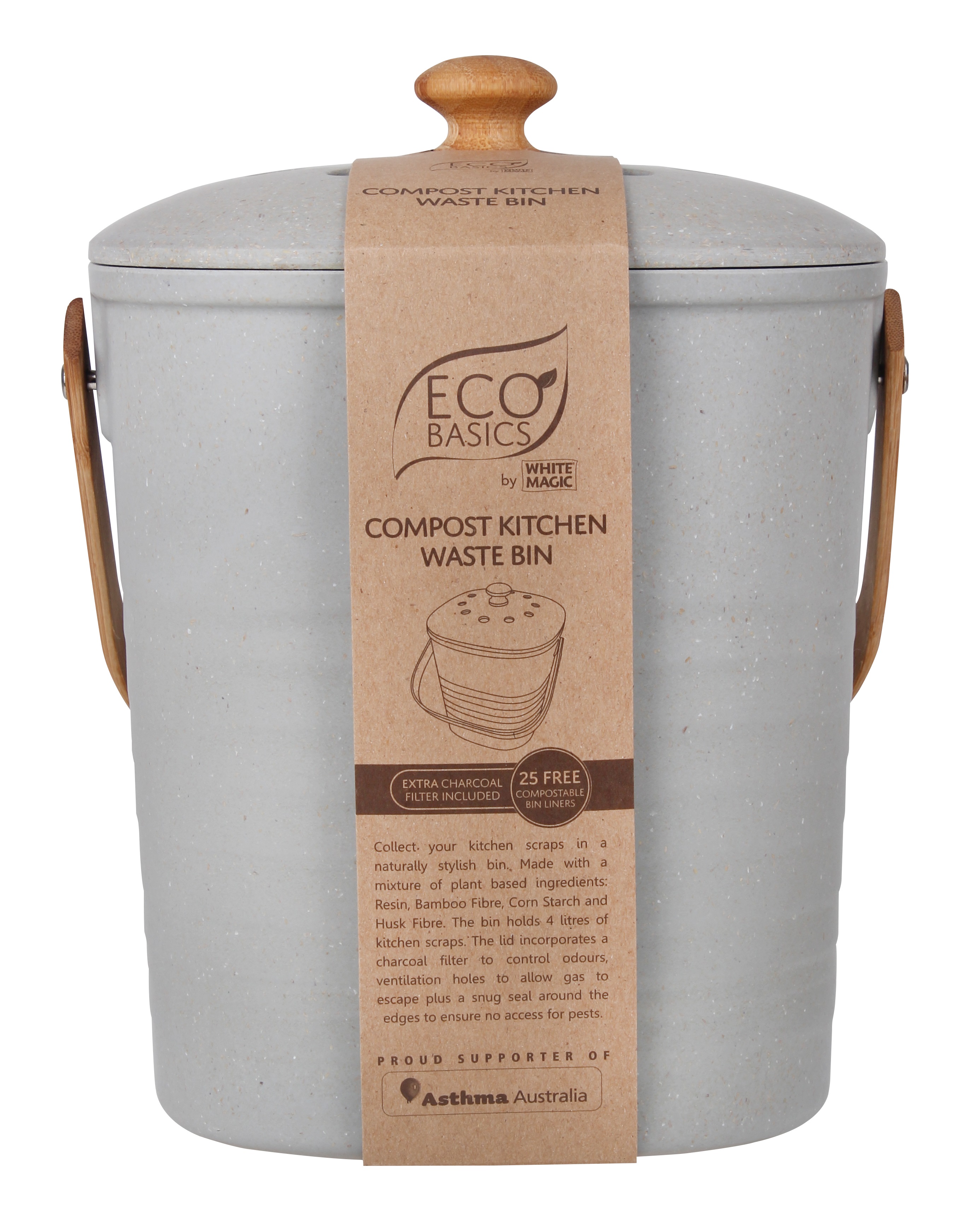 Wm116-6_white_magic_eco_basics_compost_kitchen_waste_bin_granite_1pce