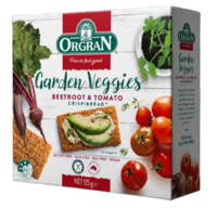 Garden Veggies Beetroot & Tomato Crispibread