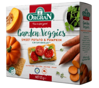 Garden Veggies Sweet Potato & Pumpkin Crispibread