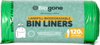 Bin Liner 120L (green) 10 bags per roll 1pce