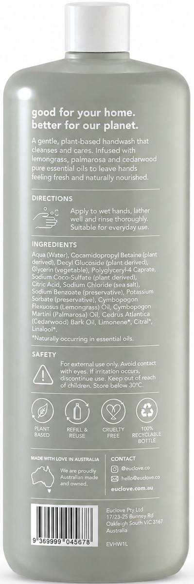 Euclove-handwash-lemongrasspalmarosaandcedarwood-1litre_-_back