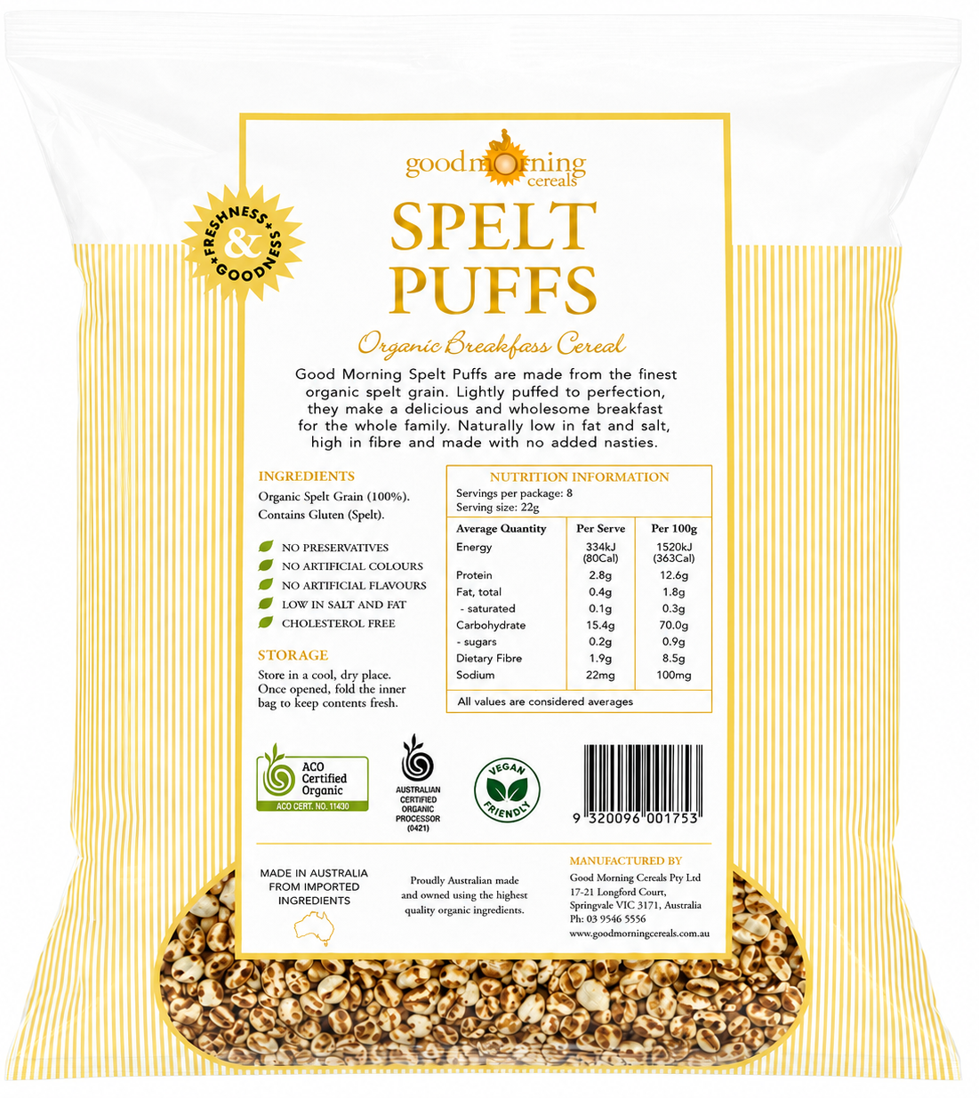 1132-6_good_morning_cereals_organic_spelt_puffs_175g_-_back