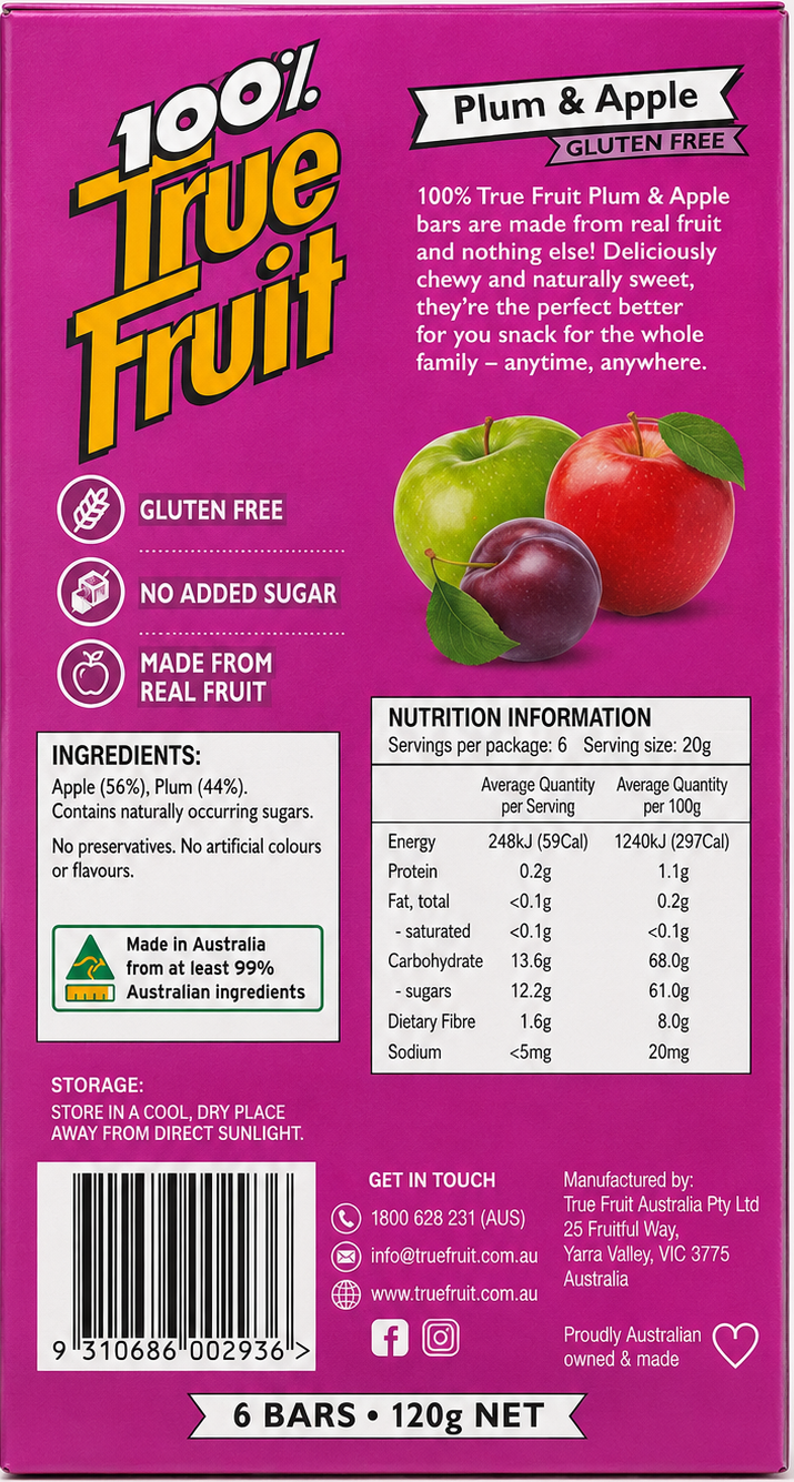 Tf03b_true_fruit_multipack_100__plum_and_apple_fruit_bars_8x_6_x_120g__-_back