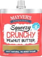 SQUEEZY Crunchy Peanut Butter 