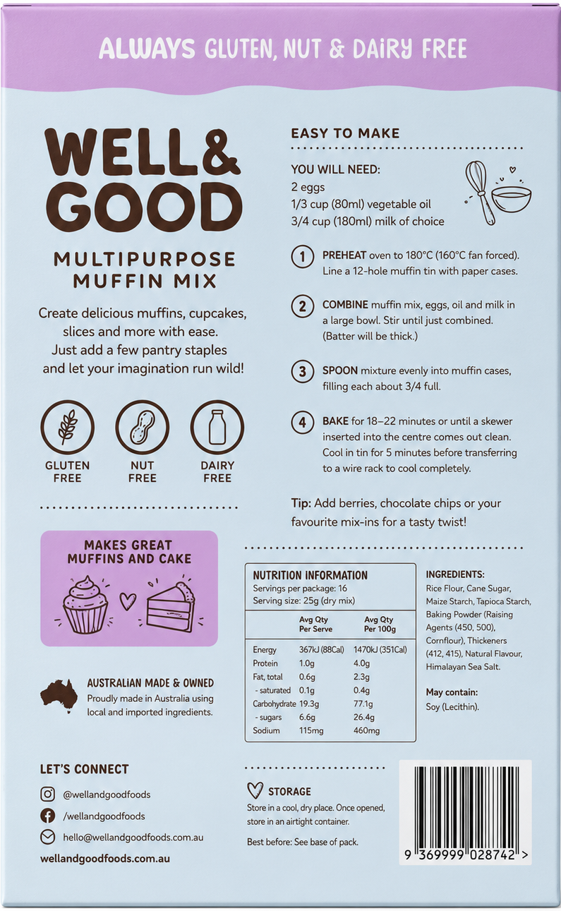 Wg03-5b_wellandgood-multipurposemuffinmix-reducedsugar-400g_-_back