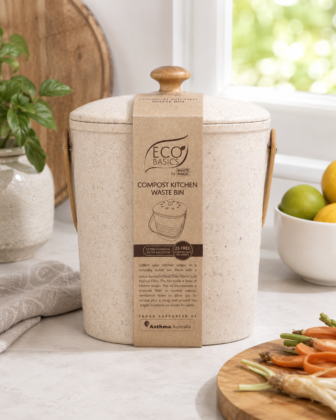 Wm115-6_white_magic_eco_basics_compost_kitchen_waste_bin_pebble_1pce_-_aesthetic
