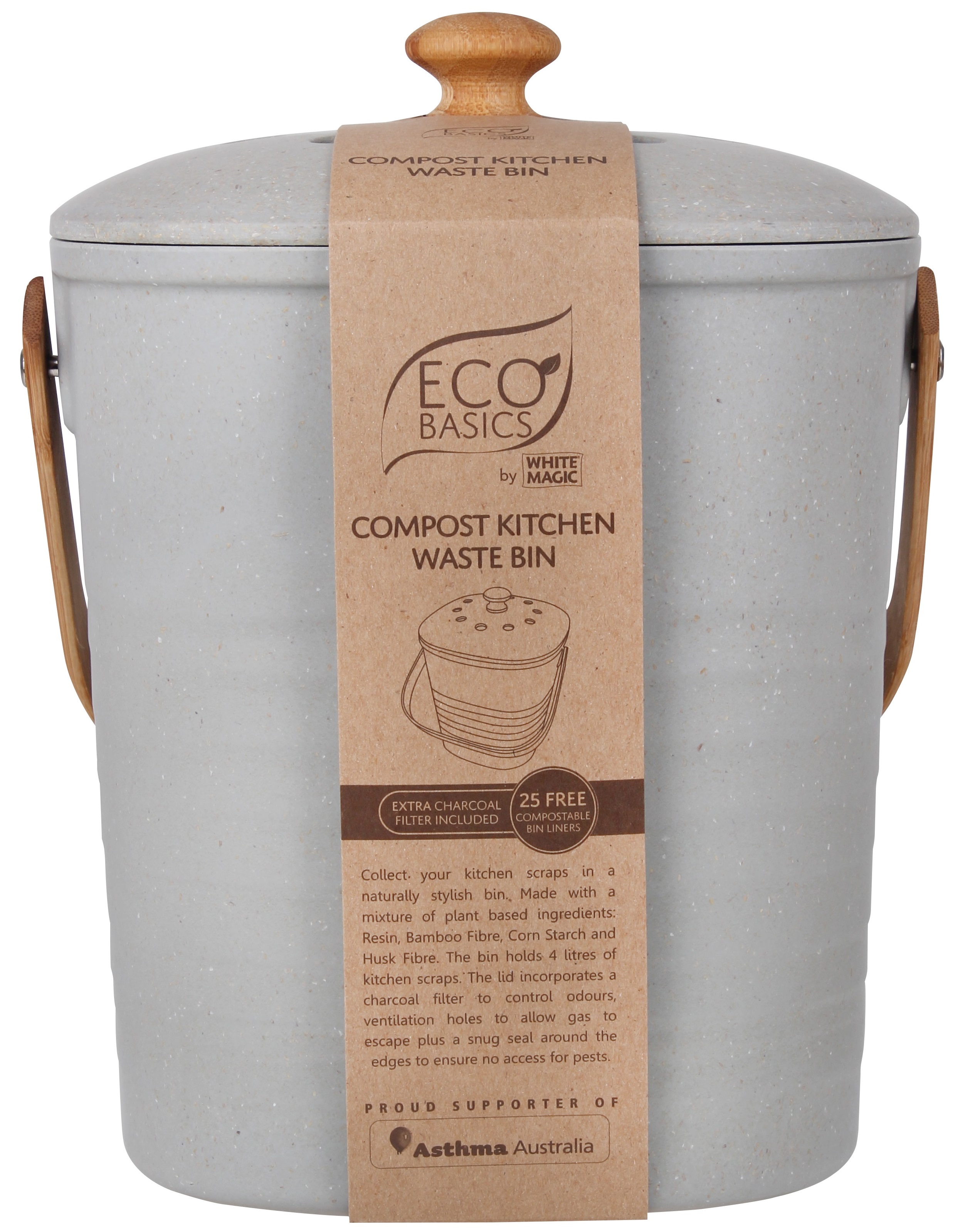 Wm116-6_white_magic_eco_basics_compost_kitchen_waste_bin_granite_1pce