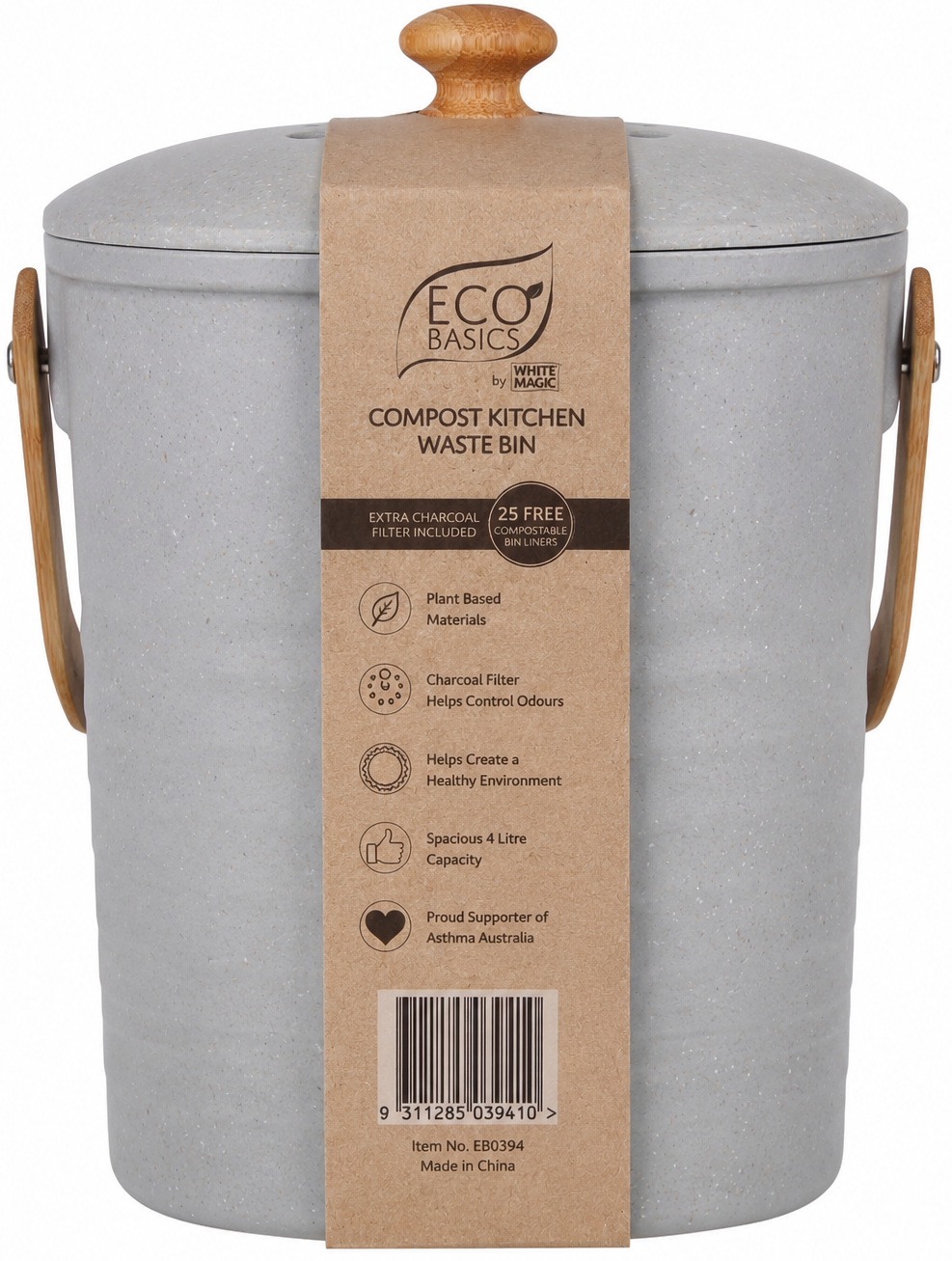 Wm116-6_white_magic_eco_basics_compost_kitchen_waste_bin_granite_1pce_-_back