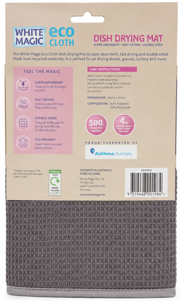 Wm140-6_white_magic_dish_drying_mat_charcoal_front_-_back