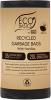 Eco Basics Garbage Bags Recycled Medium 20L