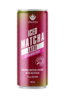Iced Matcha Latte Strawberry RTD 