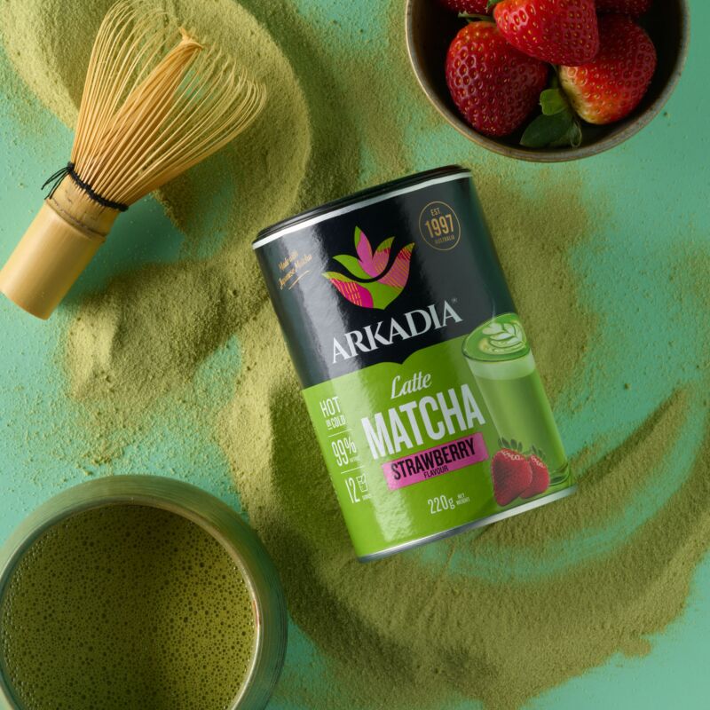 Ak37-arkadia_matcha_latte_strawberry_220g_-_aesthetic